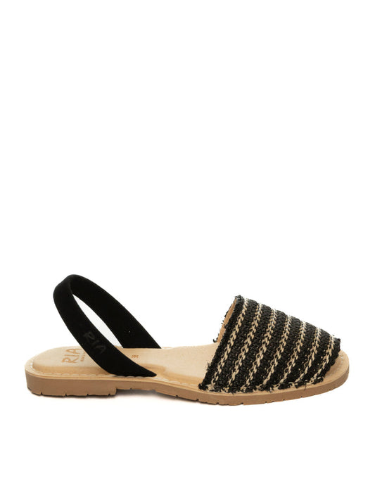 RIA MENORCA Minorchina rafia nero 27600 RAFIA-NEGRO