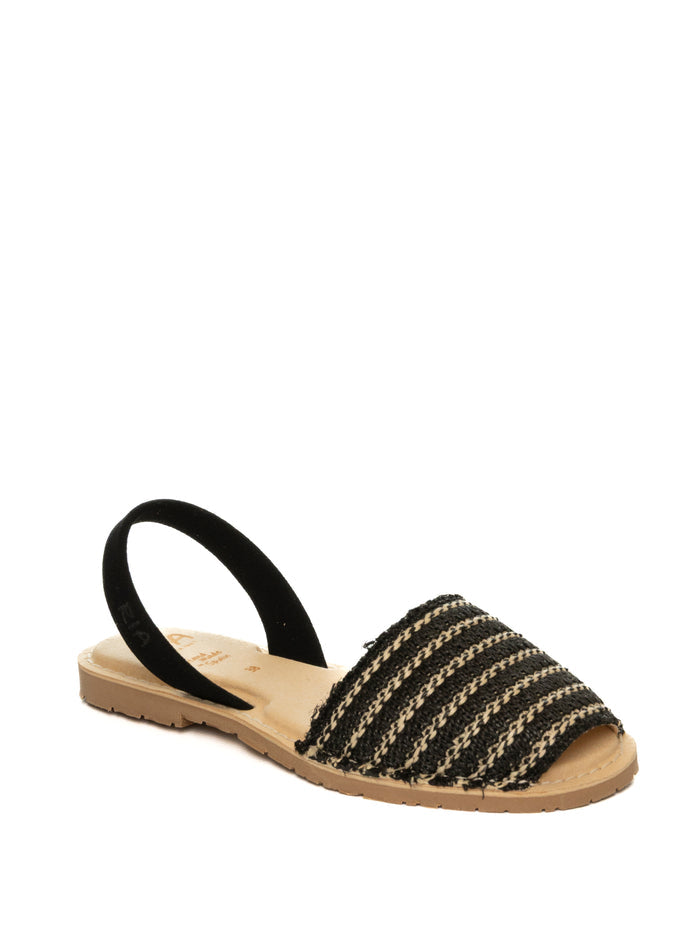 RIA MENORCA Minorchina rafia nero 27600 RAFIA-NEGRO