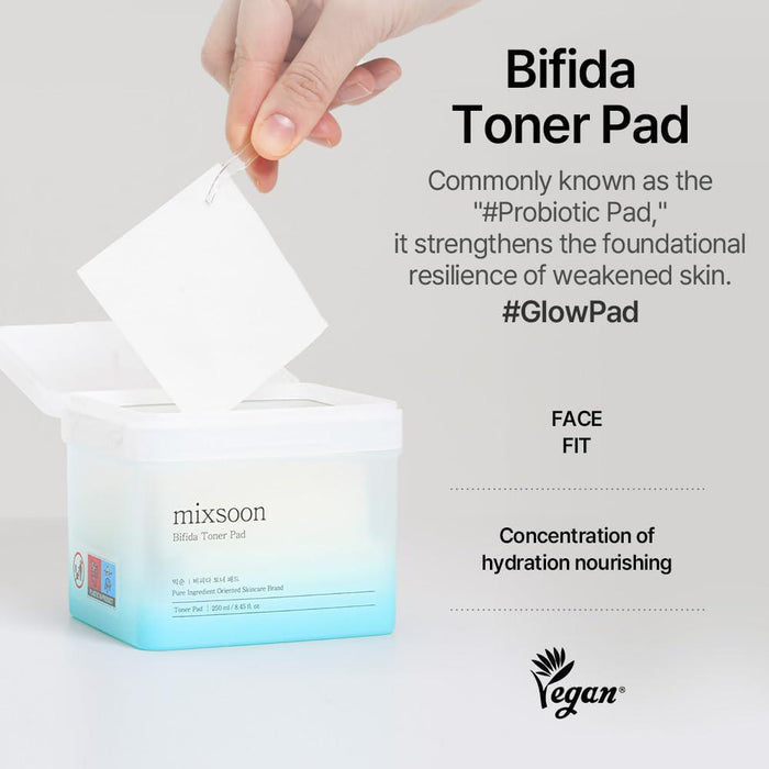Mixsoon Bifida Toner Pad 120 pads