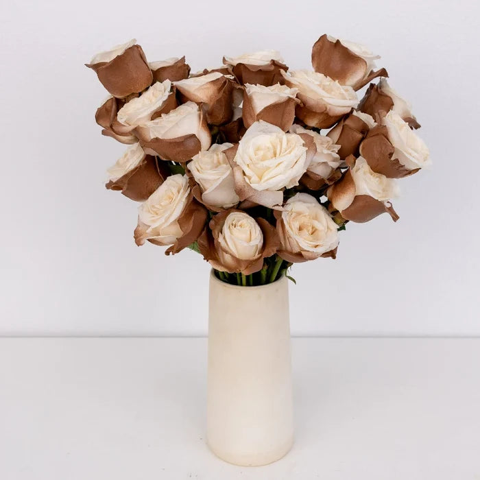 Mocha Mousse Tinted Roses - Image
