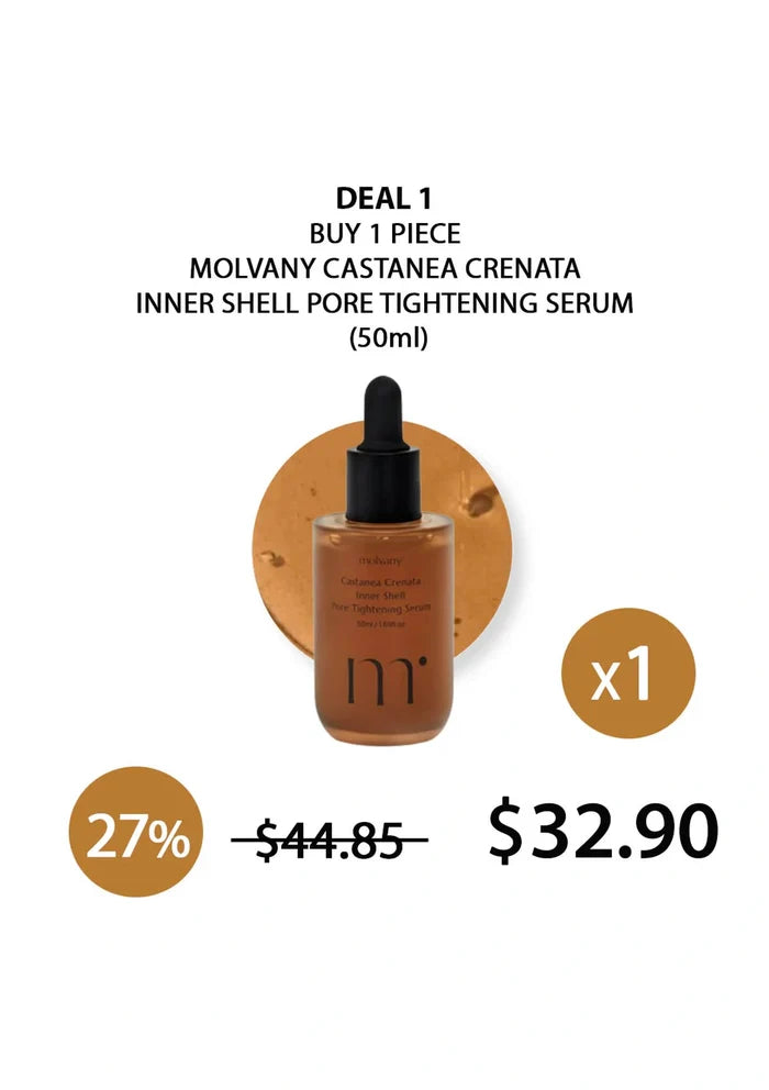 (BUY 1) MOLVANY CASTANEA CRENATA INNER SHELL PORE TIGHTENING SERUM