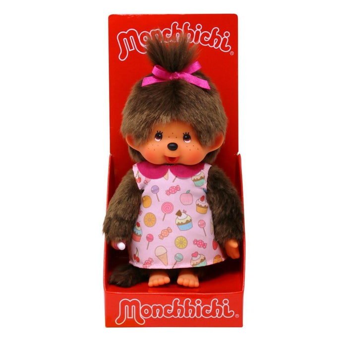 Monchhichi Pop N Candy Girl With Dress Plush