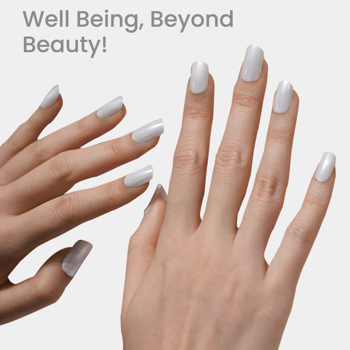 NAILED IT NAIL STICKERS METALLIC GREY