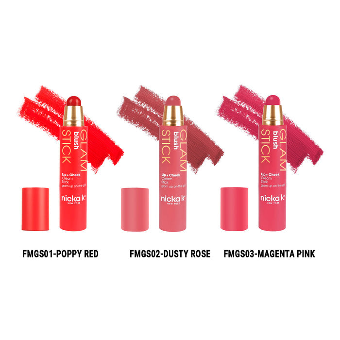 Nicka K New York Lip & Cheeks Glam Blush Stick