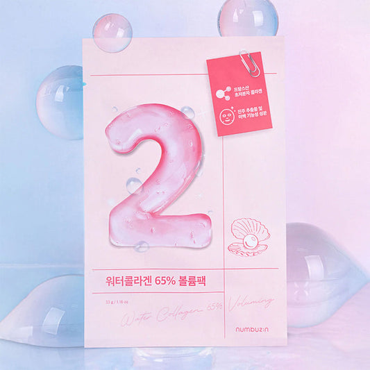 numbuzin No.2 Water Collagen 65% Voluming Sheet Mask