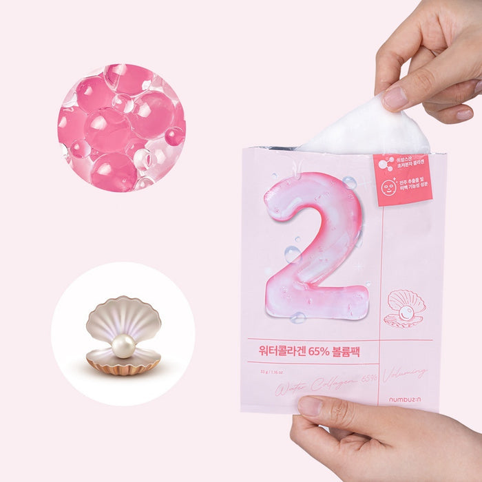 numbuzin No.2 Water Collagen 65% Voluming Sheet Mask