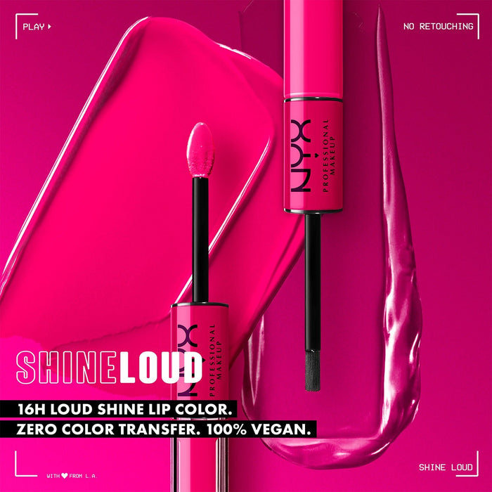 NYX Shine Loud High Shine Lip Color 0.11oz/ 3.4ml - ikatehouse