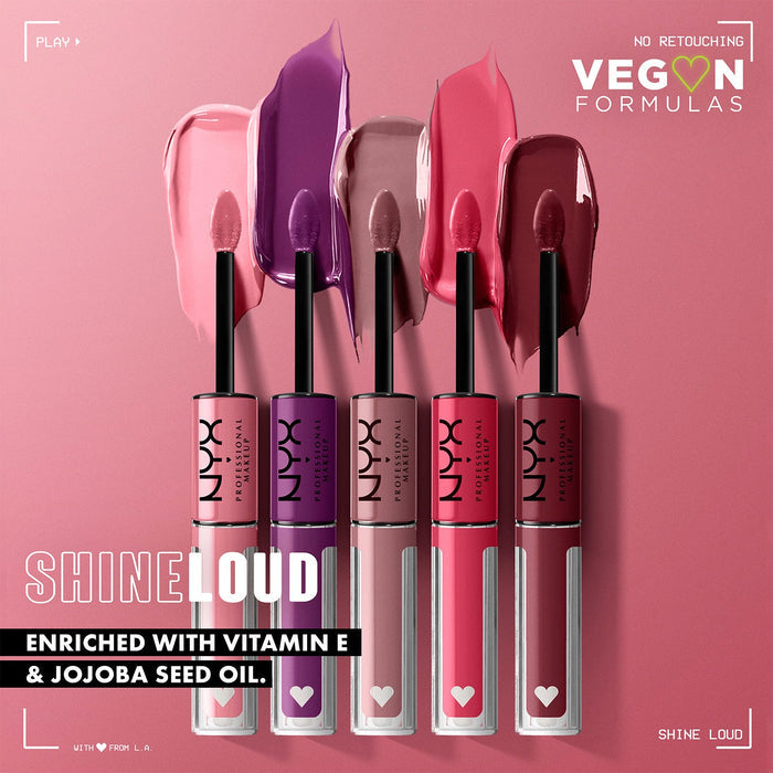 NYX Shine Loud High Shine Lip Color 0.11oz/ 3.4ml - ikatehouse