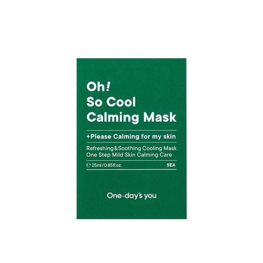 OH! SO COOL CALMING MASK - Set 5 Masti Pentru Calmare Si Efect De Racorire - skinseen.ro
