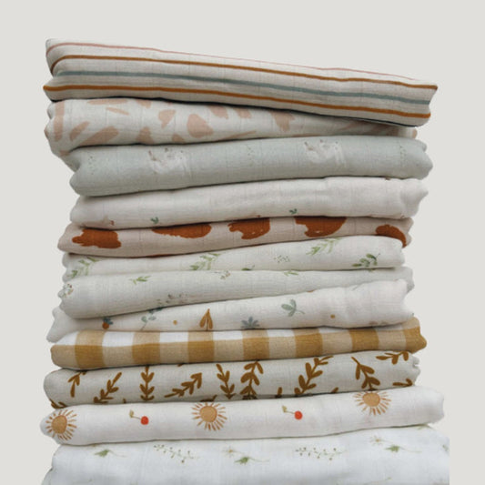 OLUCHI KIDS Organic Bamboo Swaddle Blanket | Isetan KL Online Store