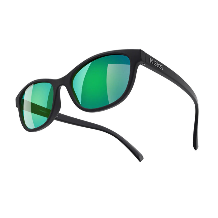 Single Vision / Solid Smoke / Green Mirror