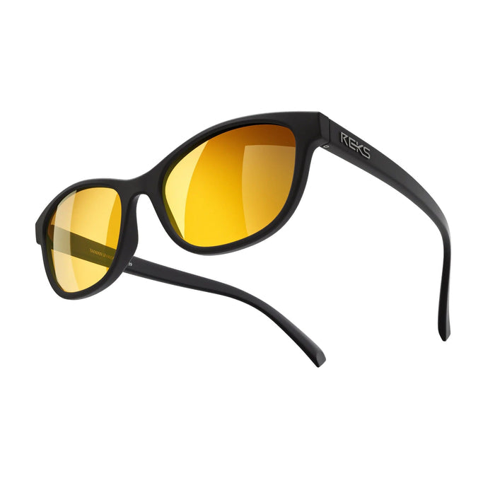 Single Vision / Solid Smoke / Gold Mirror