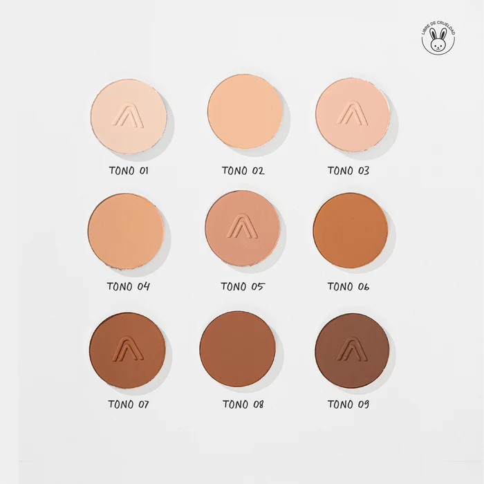PALETA DE POLVOS COMPACTOS NATURAL TOUCH