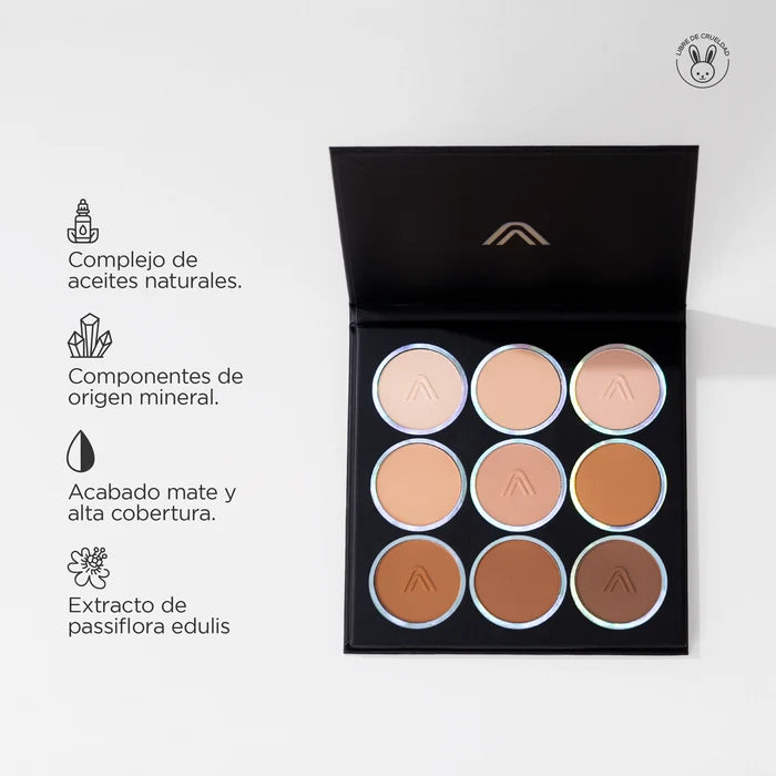 PALETA DE POLVOS COMPACTOS NATURAL TOUCH