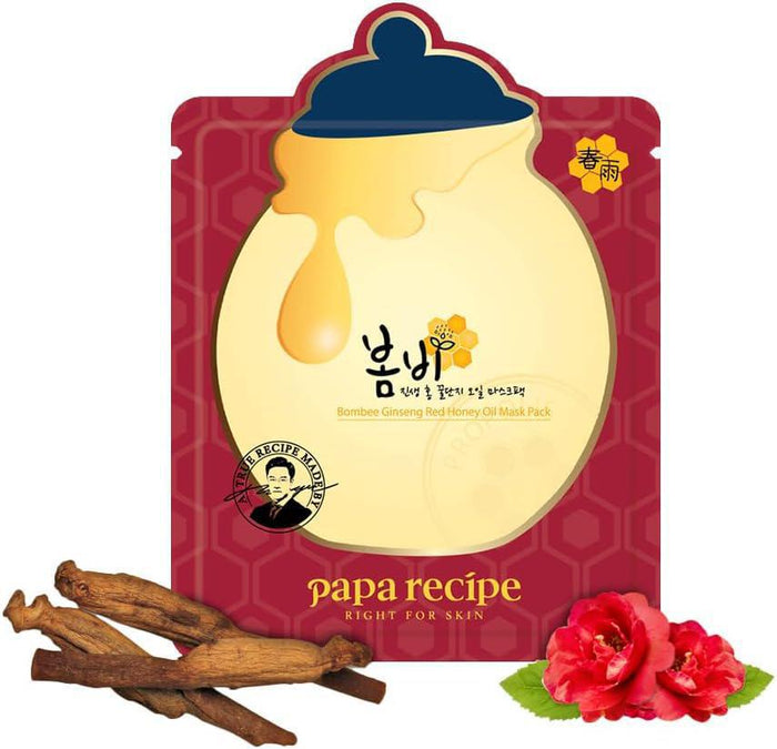 Papa Recipe Bombee Ginseng Red Honey Oil Mask Pack