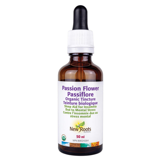 Bottle of New Roots Passionflower (Tincture) 50mL