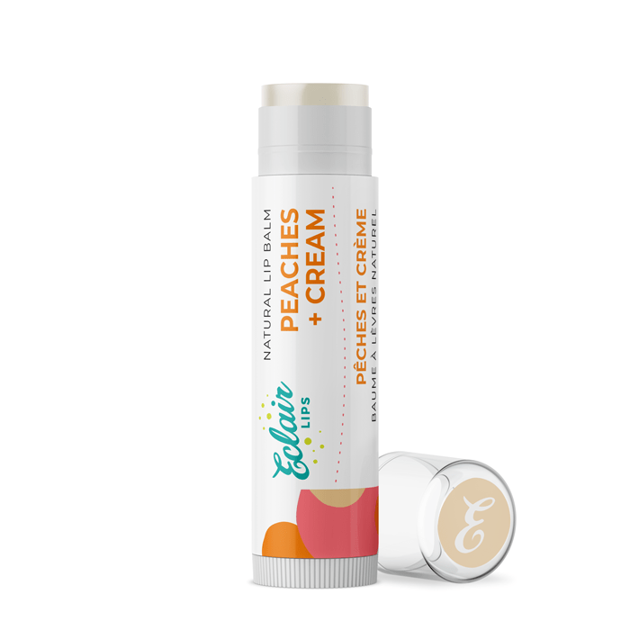 Eclair Lips Peaches + Cream Lip Balm
