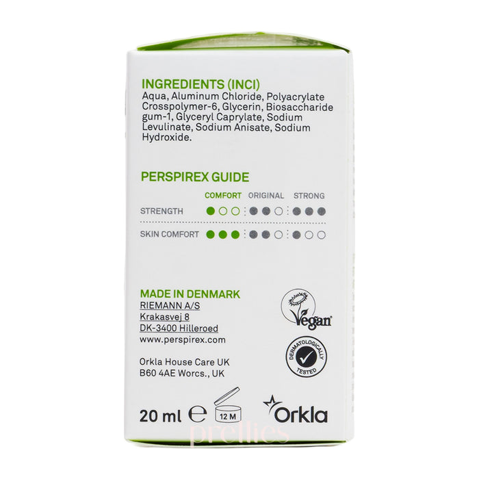 Perspirex Extra-Effective Antiperspirant Roll-On - Comfort 20ml (Green)
