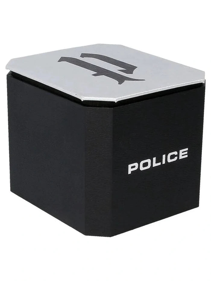 Police Round Black Dial Analog Watch - PLPEWJF0006302
