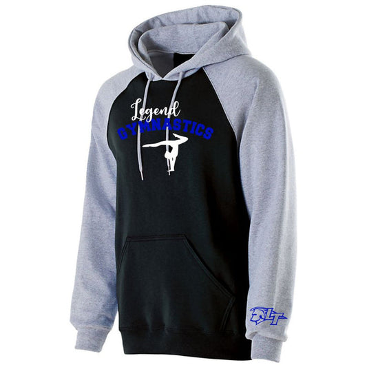 Ponderosa Gymnastics Raglan Hoodie- Matte or Glitter