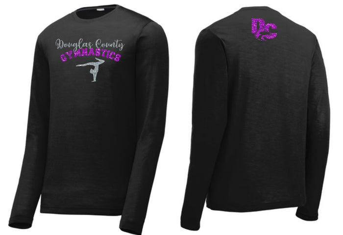 Ponderosa Gymnastics Unisex Long Sleeve Tee -Matte or Glitter