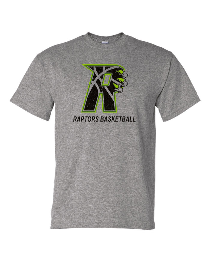 Raptors Claw Design Basic Tee- 4 Sports- Matte or Glitter