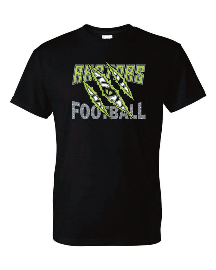 Raptors Eye Design Basic Tee- 4 Sports- Matte or Glitter