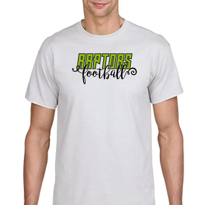 Raptors Script Design Basic Tee- 4 Sports- Matte or Glitter