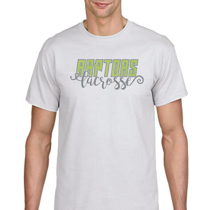 Raptors Script Design Basic Tee- 4 Sports- Matte or Glitter
