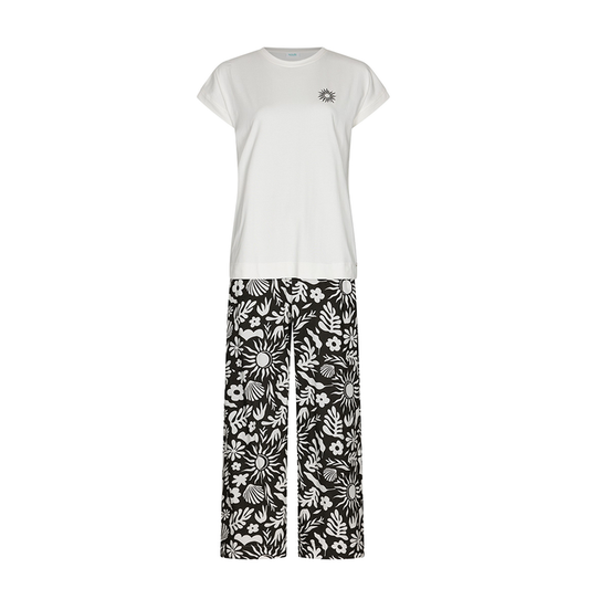 Rebelle 121261-644-1 Pyjama With Straight Pants Off-White
