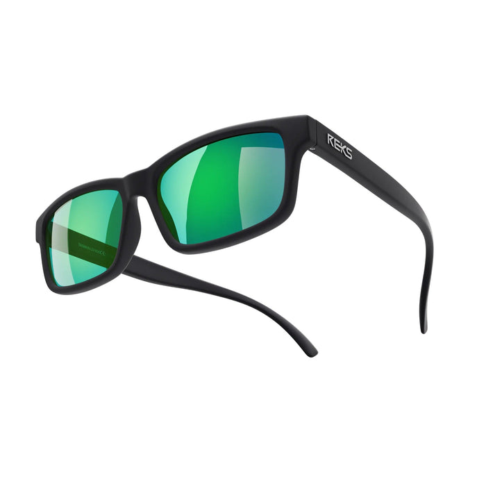 Single Vision / Solid Smoke / Green Mirror
