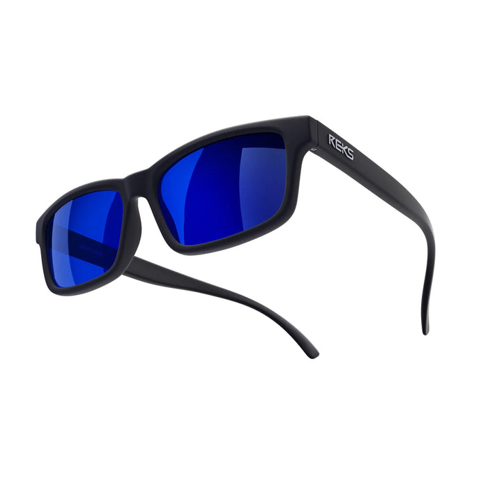 Single Vision / Solid Smoke / Solid Blue Mirror