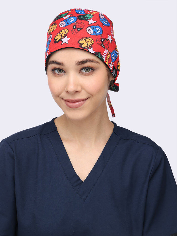 Red Background Unisex Cap 015