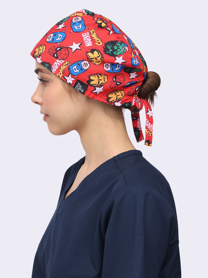 Red Background Unisex Cap 015