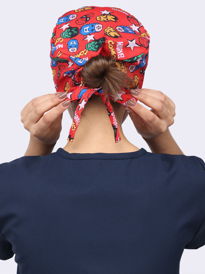 Red Background Unisex Cap 015