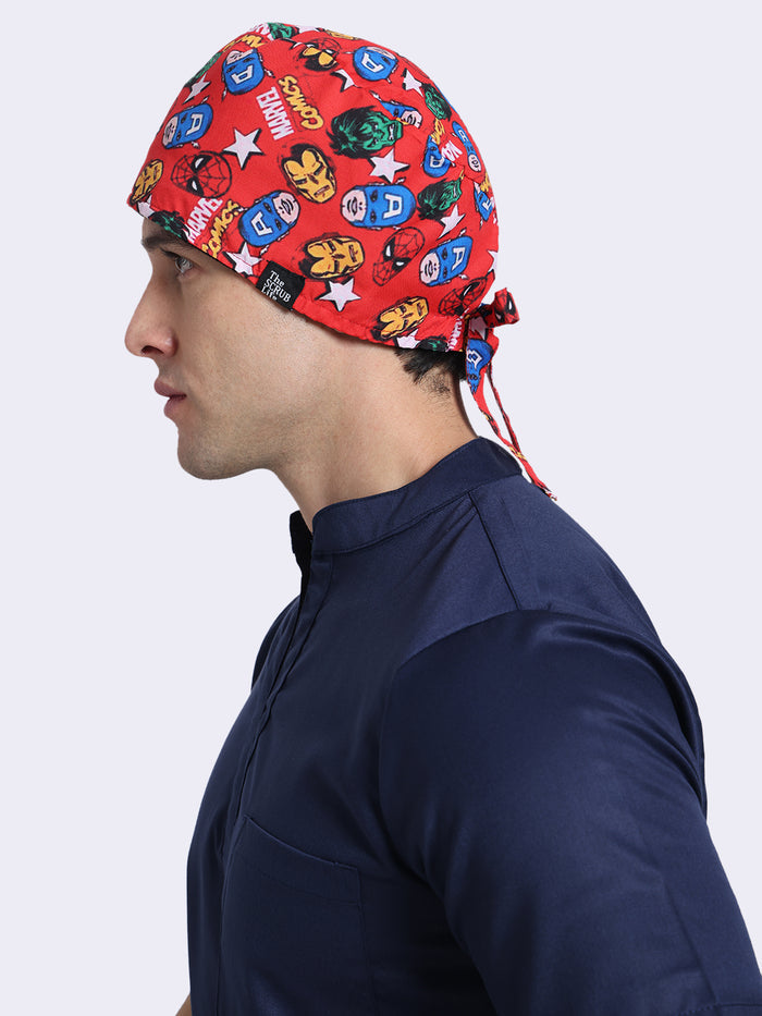 Red Background Unisex Cap 015
