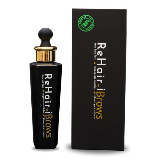 REHAIR BY iBrows - Ser Tratament Leave In 100% Natural Pentru Regenerarea Parului - skinseen.ro