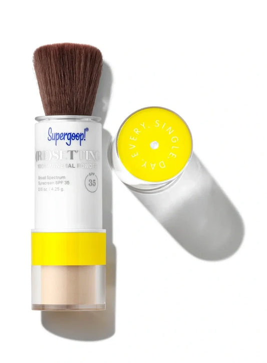 (Re)setting 100% Mineral Powder SPF 35 Supergoop