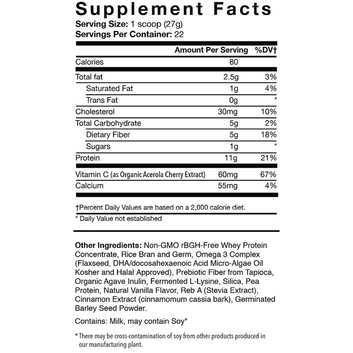 ReStructure - Vanilla Protein Powder by RnA ReSet Pro