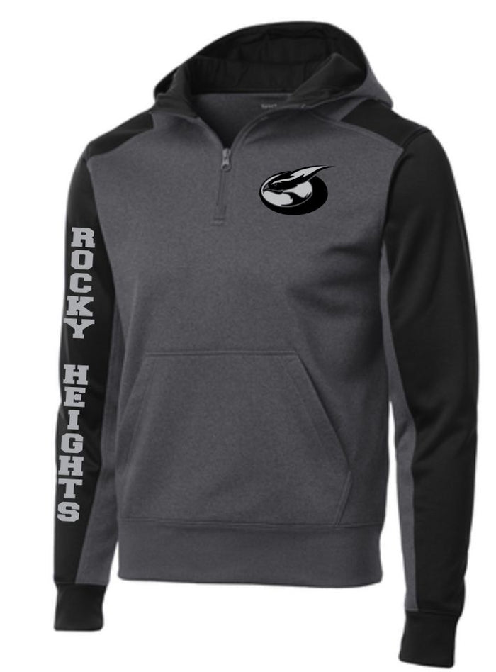 RHMS 1/4 Zip Colorblock Hoodie