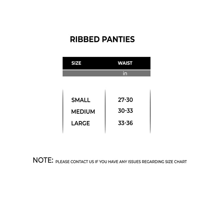 Ribbed Panties