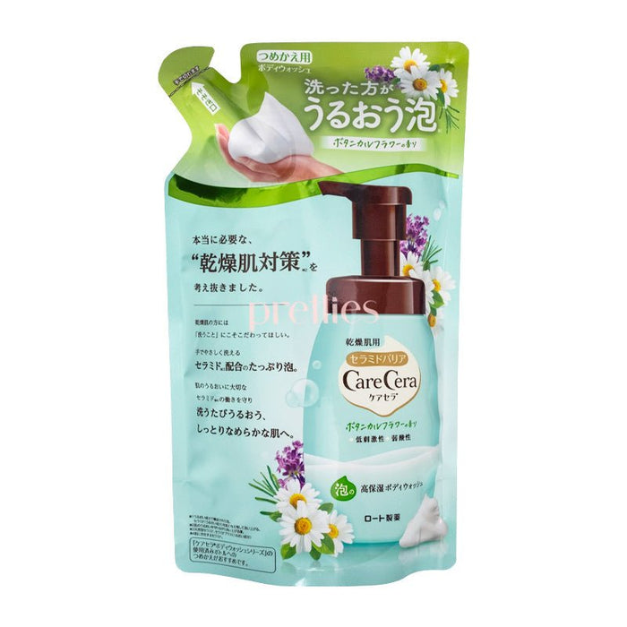 ROHTO Care Cera Body Wash Foam (Refill) Botanical Graden 385ml