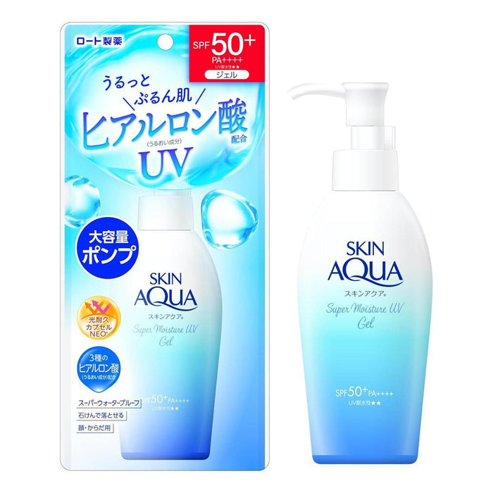 Rohto Skin Aqua Super Moisturizing Watery Sunscreen Gel Large Capacity SPF50+ PA++++