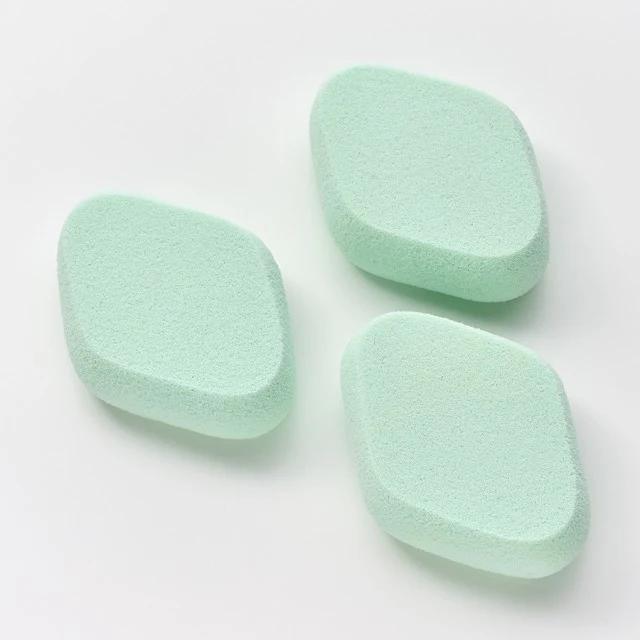 Rosy Rosa Chiffon Touch Sponge N 6 Diamond 3 pcs (Mint Green)