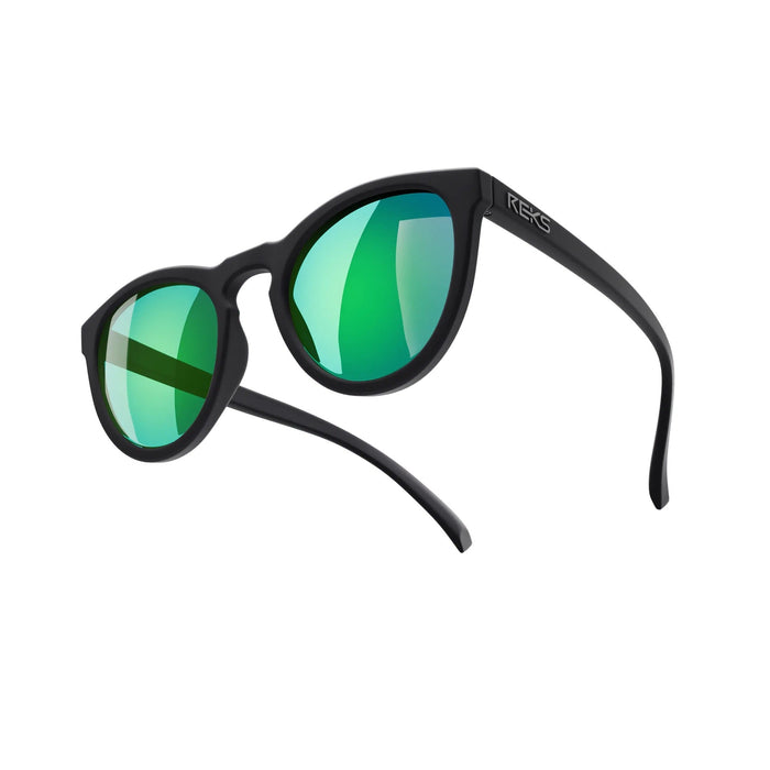 Single Vision / Solid Smoke / Green Mirror