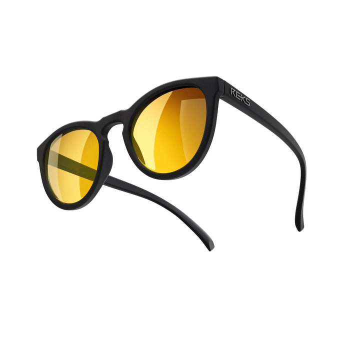 Single Vision / Solid Smoke / Gold Mirror