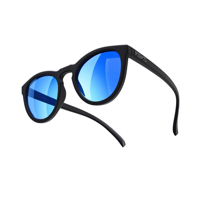 Single Vision / Solid Smoke / Cobalt Blue Mirror