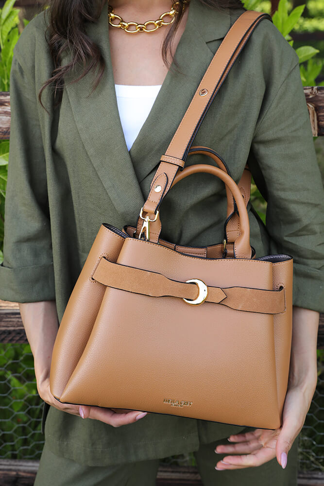 Roxy Tan Tote