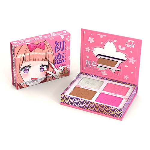 Rude Manga Collection Face Palette 4 Colors 0.39oz/ 11.2g