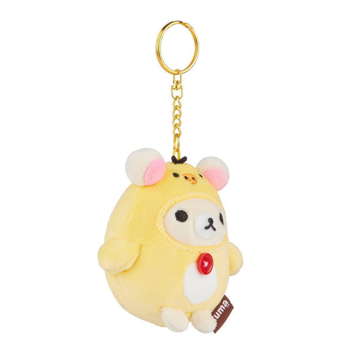 San-X Original Kiiroitori Kigurumi Series Mochi Keychain 3 in